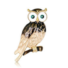 Owl, Fashion, broochcorsage, birdbrooch