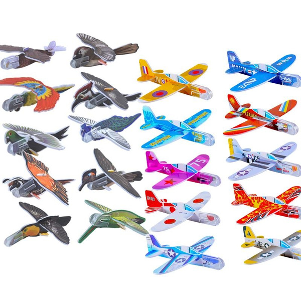 10pcs Airplane Flying Bird Toys Kids Kids Outdoor Playset for Kids Plaything Party Favor Airplanes Carnival Prizes