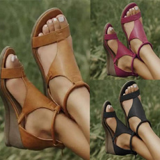 wedge, Plus Size, Women Sandals, Summer