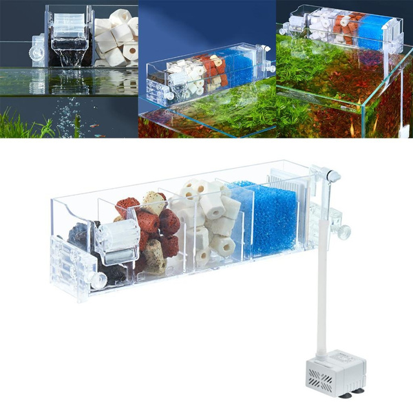 Fish-tank Waterfall Filter Aquarium External Water Purifying System 