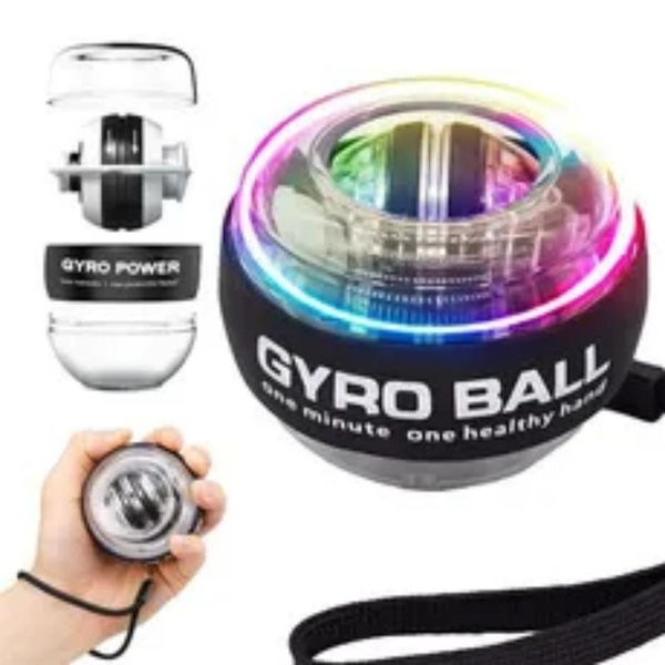 Led gyroscopic powerball autostart range gyro power wrist ball arm hand