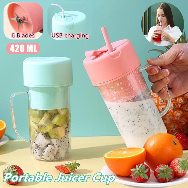 Electric Portable Blender Cup, Usb Charging Juicer, Mixer