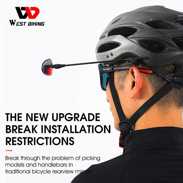 New Original Bicycle Helmet Mirror Flat Lightweight 360 Degree Bike