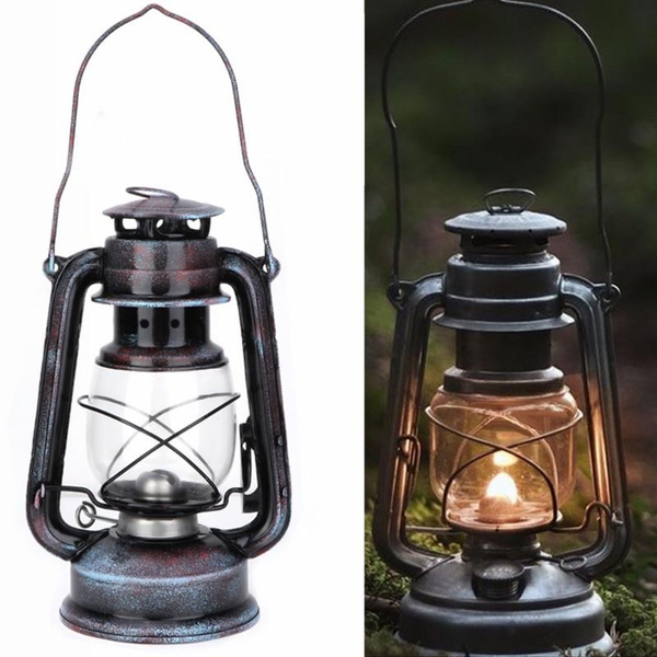 24cm Lantern, Classic Kerosene Lamp Outdoor Decorative Vintage Kerosene
