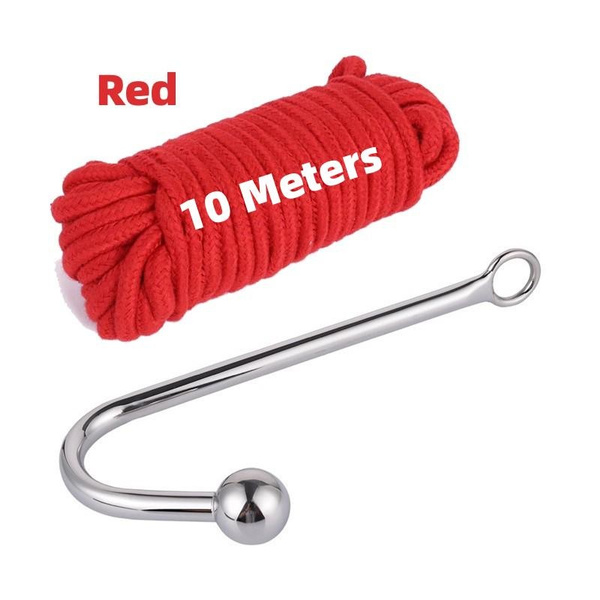 Bangaed Rope 10 Meters Soft BDSM Rope Bandage with Anal Hook Harness Bondage ...