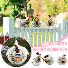 chickenstatue, decoration, fencedecoration, Toy