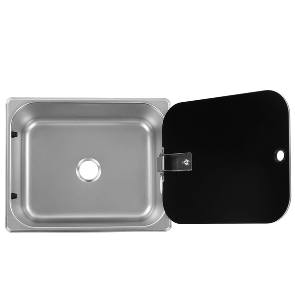 RV Sink, Kitchen 300x240x150mm Stainless Steel Sink, Single Bowl Hand ...