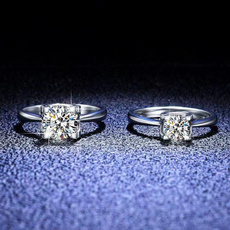 Sterling, Heart, DIAMOND, Jewelry