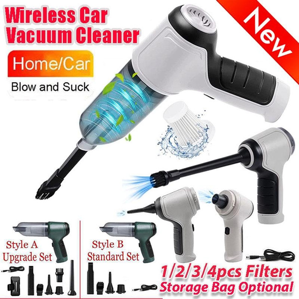 Portable Mini Car Vacuum Cleaner High Power Cordless Wet Dry