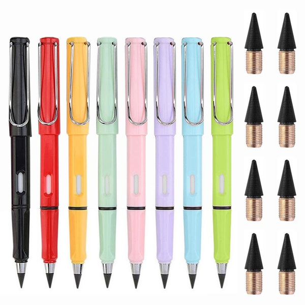 Permanent Pencil, 1-10PCS No Sharpening Inkless Magic Pencil, Infinity  Pencil with Eraser, Portable Reusable Erasable Writing Pencil for Home  School Office Supplies