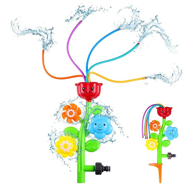 Water Spray Sprinkler Swirl Game Toy Baby Toys Toddler Outdoor Child