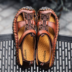 Summer, Outdoor, mensandal, leather shoes