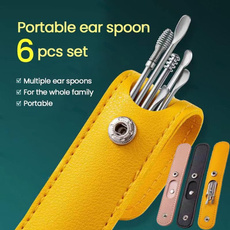 Steel, earpickcleaner, earspoonset, earspoontool
