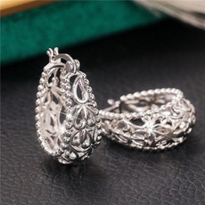 huggieearring, Sterling, Hoop Earring, Jewelry