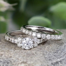 Sterling, Women, DIAMOND, wedding ring