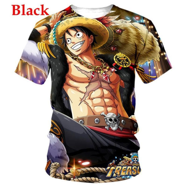 One Piece Monkey D Luffy Anime 3D Baseball Jersey Shirt - Bring Your Ideas,  Thoughts And Imaginations Into Reality Today