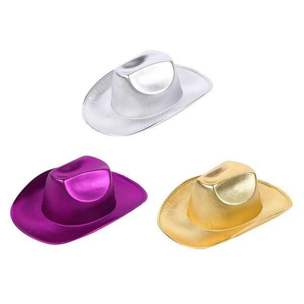 Sparkling Cowboy Hat Aurora Glitter Wild for Bachelorette Party Disco