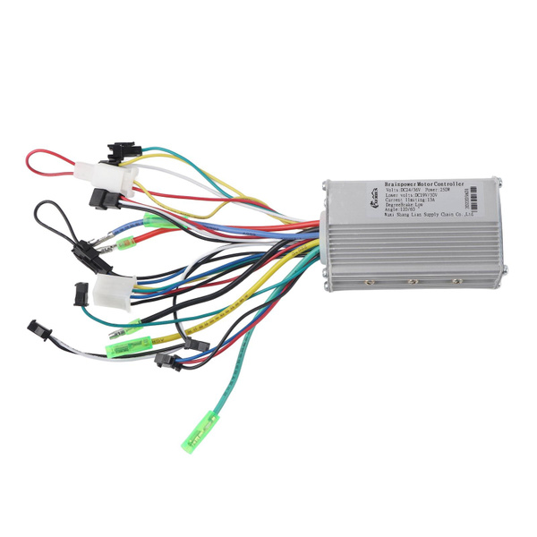 Ebike Controller, 24V 250W Brushless Motor Controller Electric Bike ...