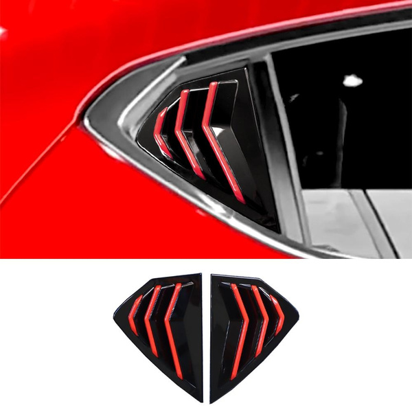 For 20192022 Mazda 3 Mazda3 hatchback Side Vent Rear Window Louver