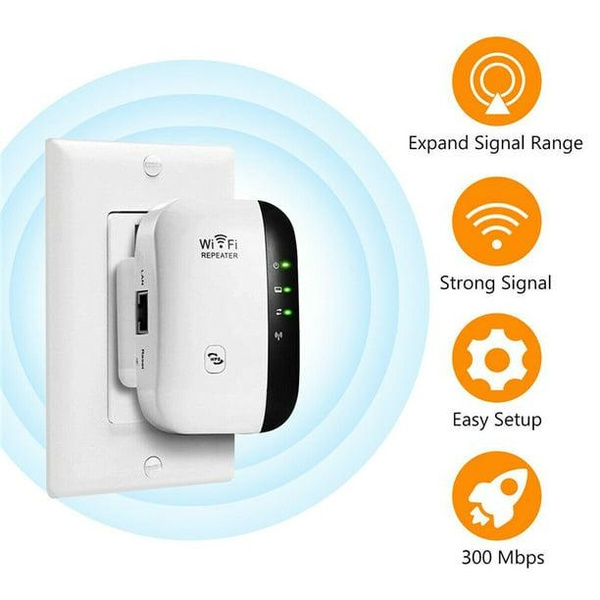 WiFi Extender Signal Booster up to 2640 sq. ft. New Generation