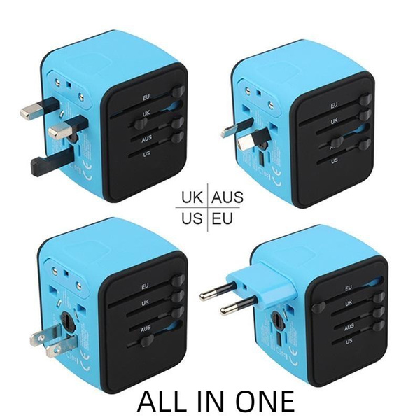 Universal international travel power adapter w smart high speed 2 4a