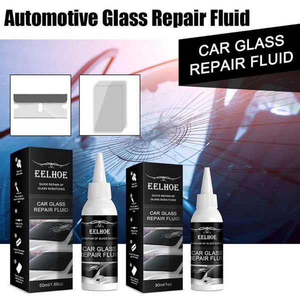 1/5PC Automotive Glass Repair Fluid Car Windshield Repair Tool Glass Repair  Fluid Set DIY Car Window Repair Tools