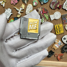 Video Games, Fashion, metalenamelpin, Jewelry
