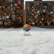 rainbow, Fashion, metalenamelpin, Jewelry