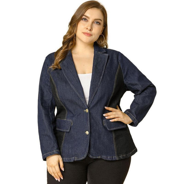 Buy COODRONY Winter Plus Size 5XL 6XL Oversize Denim Jacket Women Slim  Cotton Light Washed Long Sleeve Jeans Jacket Coats Color:Full, Size:6XL at  Amazon.in