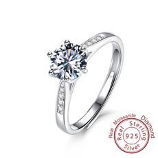 Sterling, Silver Jewelry, DIAMOND, moissanitejewelry