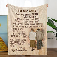 Romantic, wife, Blanket, 3dblanket