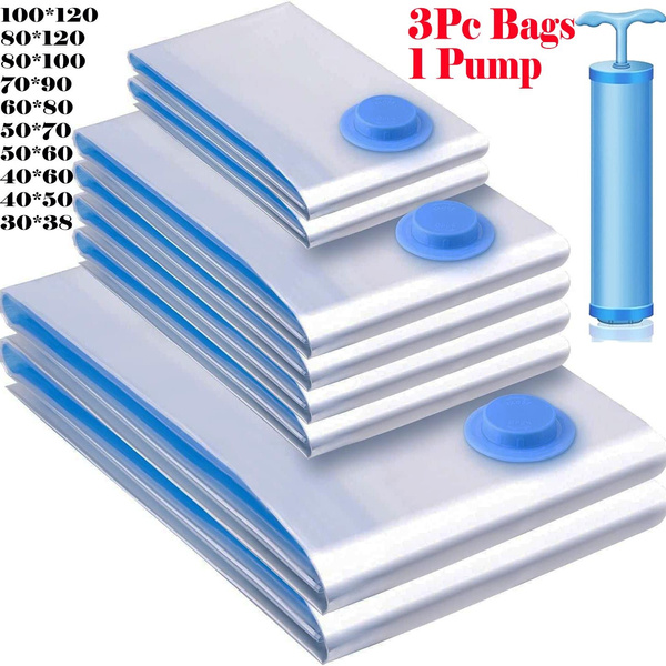 Vacuum Compression Bag Hand Compressed Saving Space Clothes Quilt