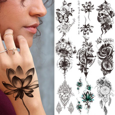 womentattoosticker, tattoo, Flowers, art