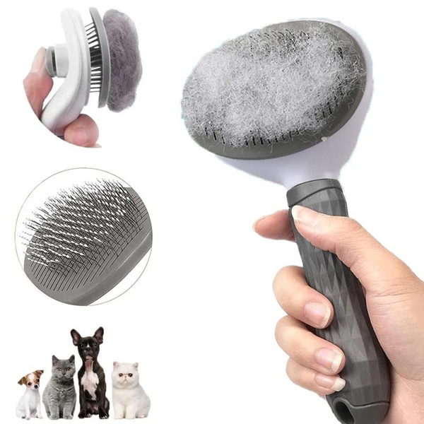 Pet Hair Remover Dog Brush Cat Comb Animal Grooming Tools Dogs Accessories Cat Supplies Stainless Steel Beauty Massage Comb