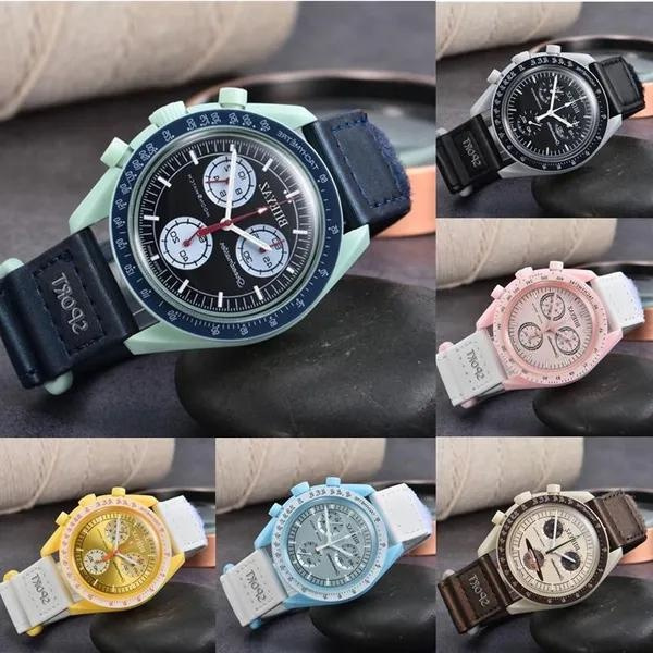 2023 MoonSwatch Co-Branded Limited Men's Quartz Watch Alloy Material 11 ...