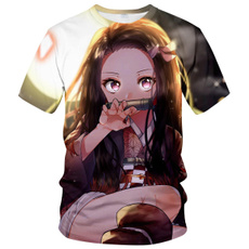 Tops & Tees, Printed T Shirts, unisex, Anime
