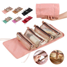 travelmakeuobag, Makeup bag, foldablecosmeticbag, Beauty