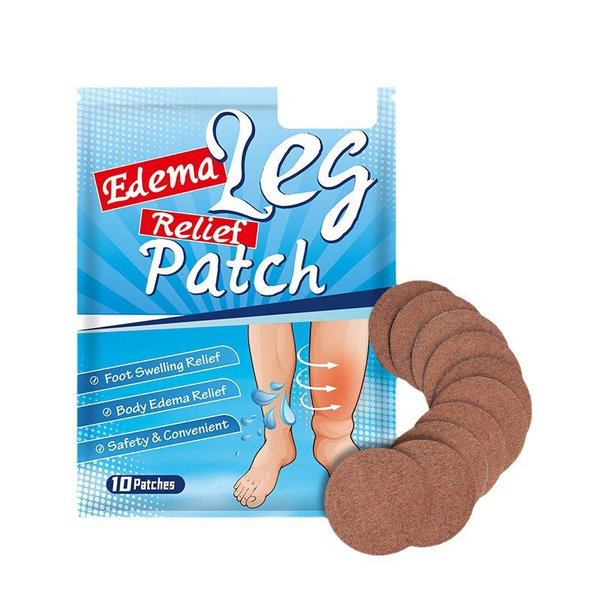 New 10pcs/bag Edema Leg Relief Patch Varicose Veins Vasculitis