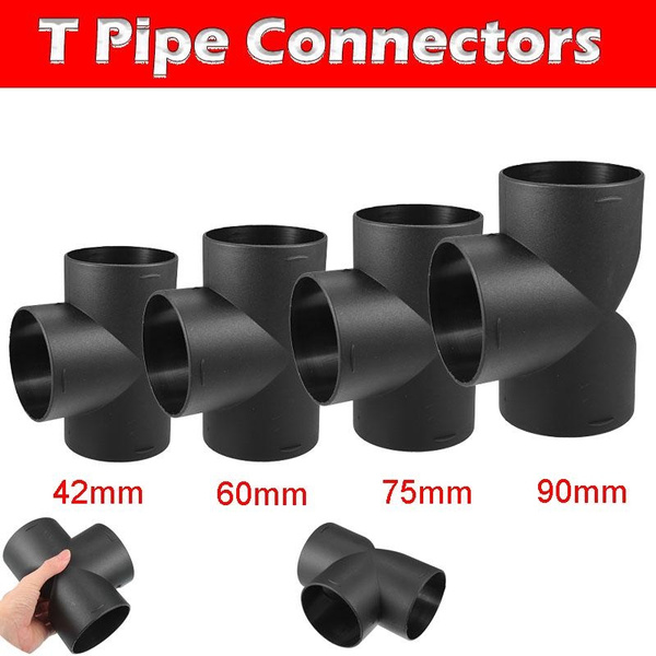 Universal 42/60/75mm Diesel Parking Heater Air Vent Ducting Elbow Pipe Connector
