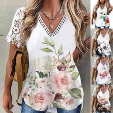 blouse, Summer, womens top, Lace