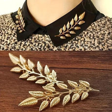 Fashion, leaf, Shirt, gold