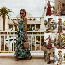 bohemia, Summer, long skirt, Fashion
