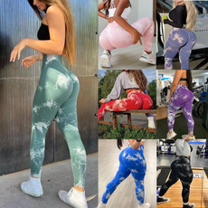 Fitness, sport legging, Tie Dye, Women Leggings