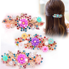 Fashion, Colorful, flowerhairpin, Spring