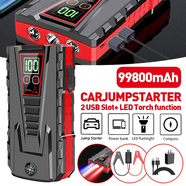 ANFLAG Car Jump Starter 6000A 12V Battery Pack, 16800mAh Portable Jump Box for 10L