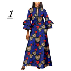 africanprint, womens dresses, Sleeve, Summer