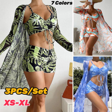 Fashion, bikini with shorts, Sleeve, Long Sleeve