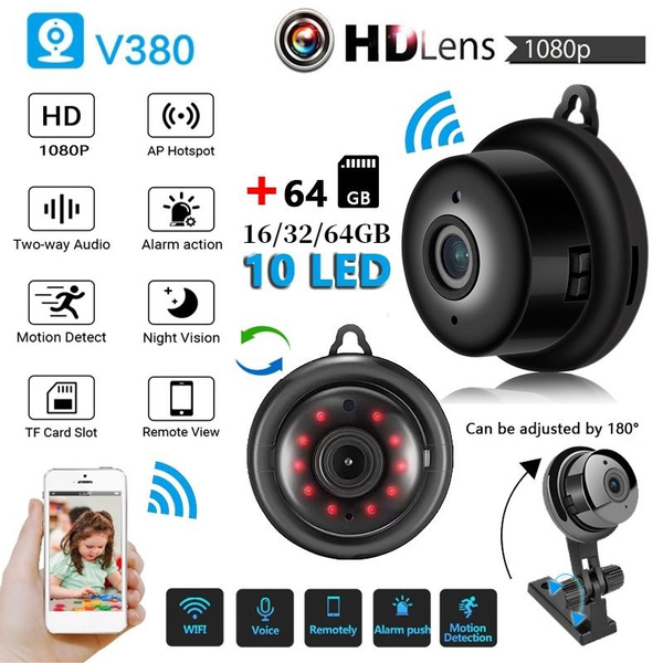 Mini Wireless WIFI 1080P IP Camera Smart Home Security Infrared Night ...