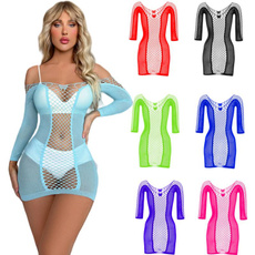 fishnetdres, Plus Size, clubwear, Sleeve