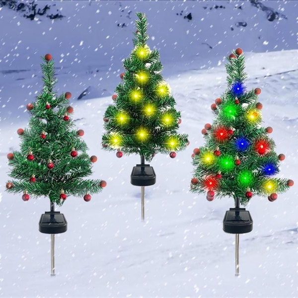 Solar Christmas Yard Decorations, Outdoor LED Solar Powered Christmas